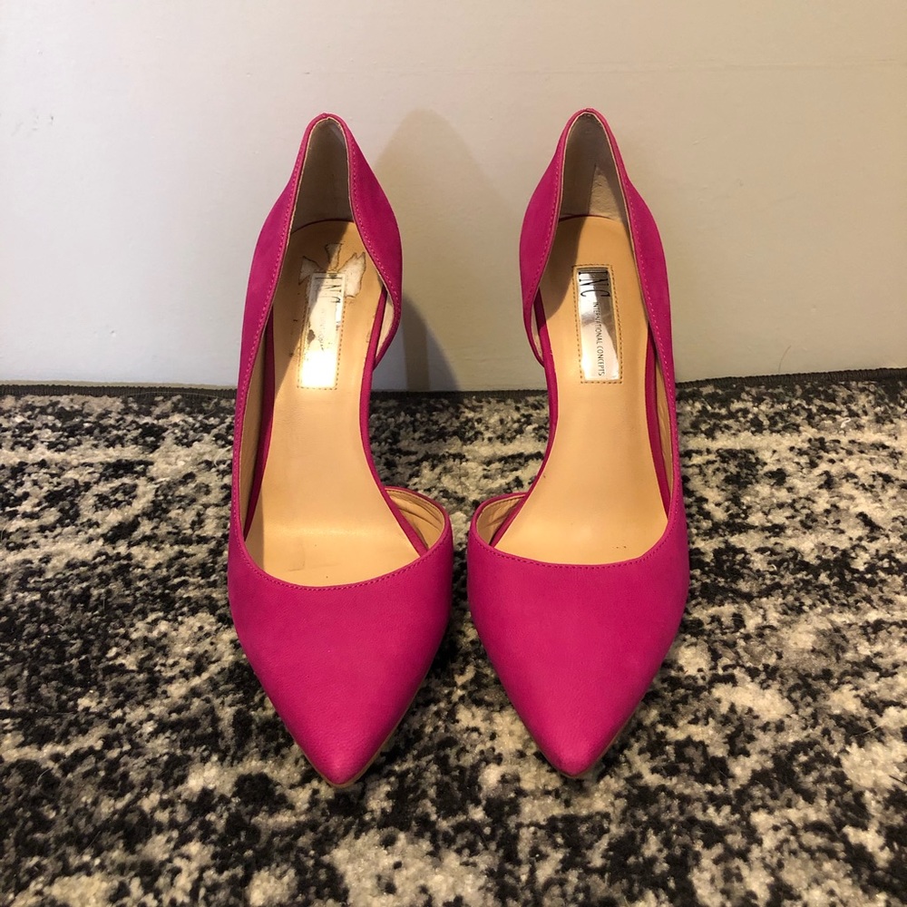 INC Hot Pink Pointed Heels